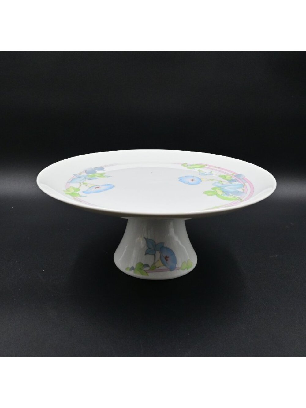Westbury by Toscany Collection Japan Porcelain Pedestal Cake Stand Plate Vintage